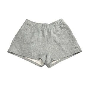Alo Yoga Accolade Shorts in Athletic Heather Grey
